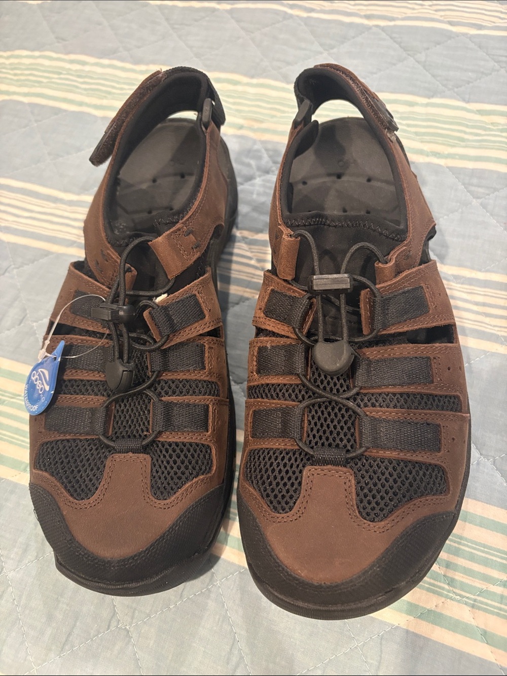 Men’s Abeo Brown Leather Lace-up Waterproof Shoe
